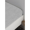Bebek-çocuk Organik Pamuk Lastikli Penye Çarşaf 60x120 - 70x140 cm Uyumlu Gri