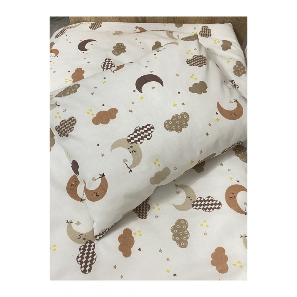 Bebek Nevresim Takımı(60X120 LASTİKLİ ÇARŞAF,95X145 NEVRESİM,35X45 YASTIK KILIFI)