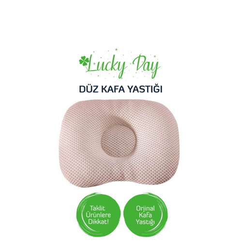 Bebek Kafa Yastığı Bej Bebek Kafa Yastığı, Düz Kafa Yastık, Bebek Yastığı, Organik Pamuk Kumaş