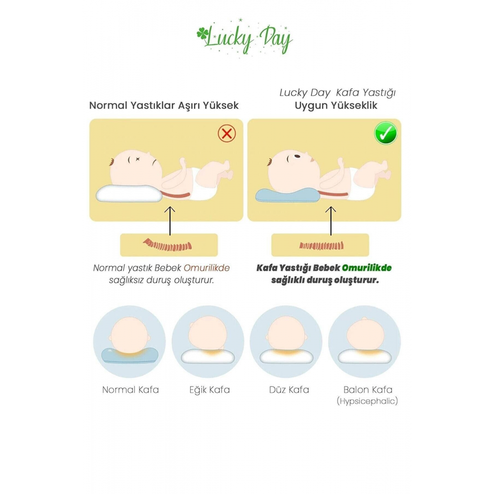 Kafa Yastığı Gri Bebek Kafa Yastığı, Düz Kafa Yastık, Bebek Yastığı, Organik Pamuk Kumaş