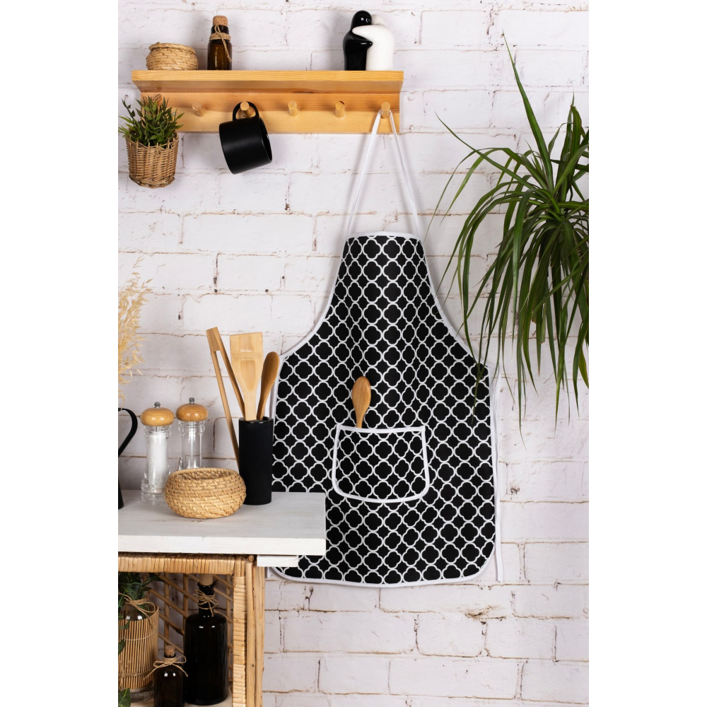 6 Parça Mutfak Seti & Mutfak önlüğü , Fırın Eldiveni , 2li Tutacak , Organizer Poşetlik , Demlematik