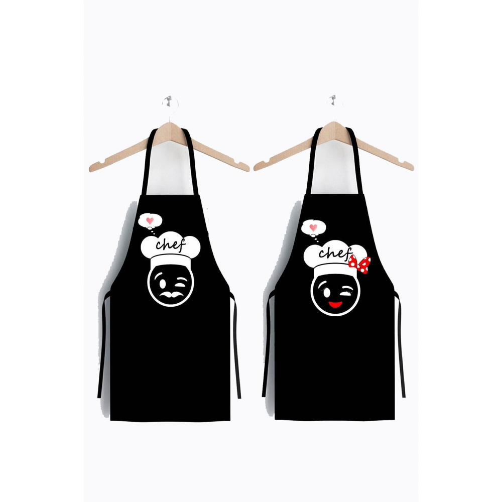 Ays Home Yeni Chefs Ikili Leke Tutmaz Mutfak Önlüğü Seti