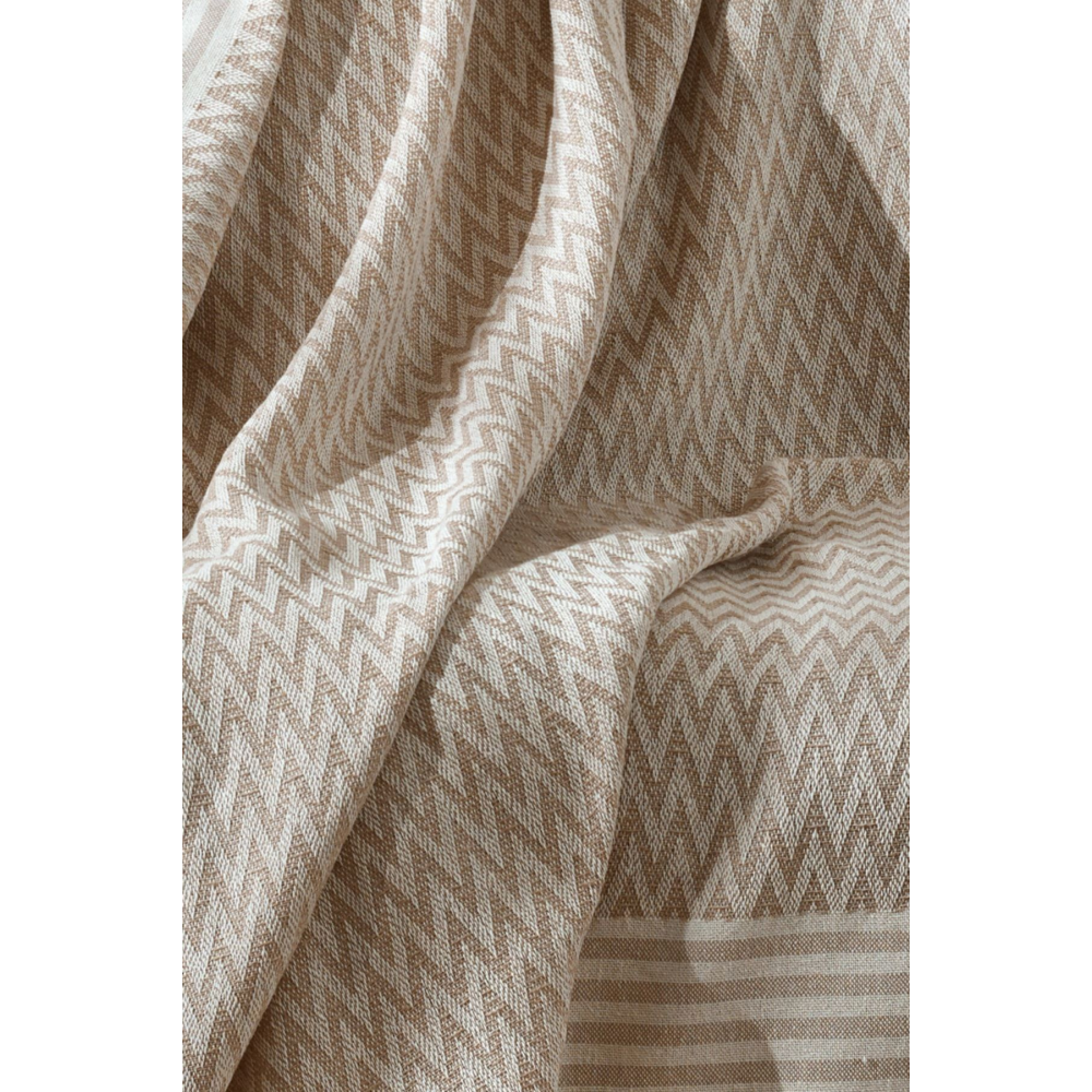 Trio Natural Keten Koltuk Örtüsü | Koltuk Şalı