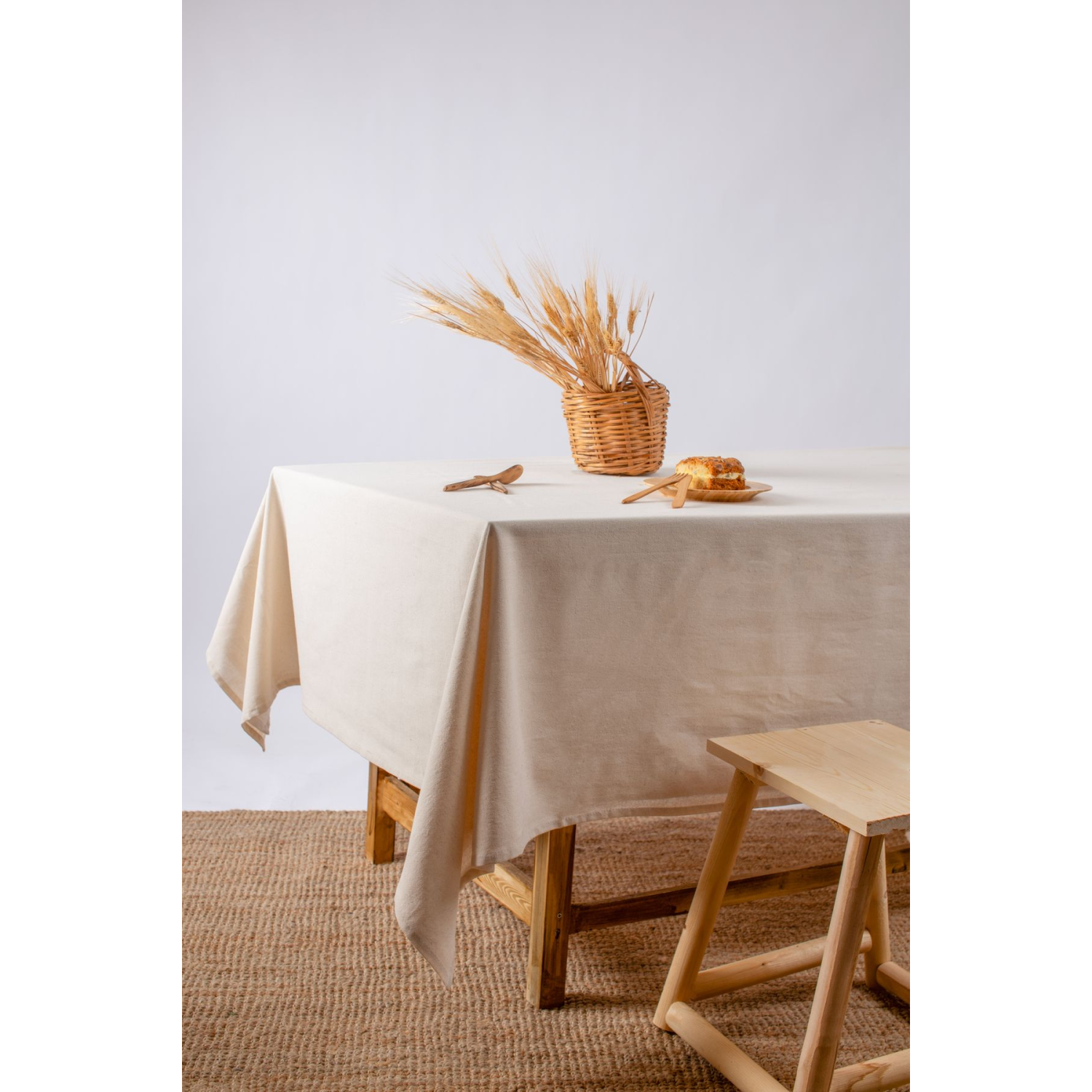 Doku | Organik Ham Keten Masa Örtüsü