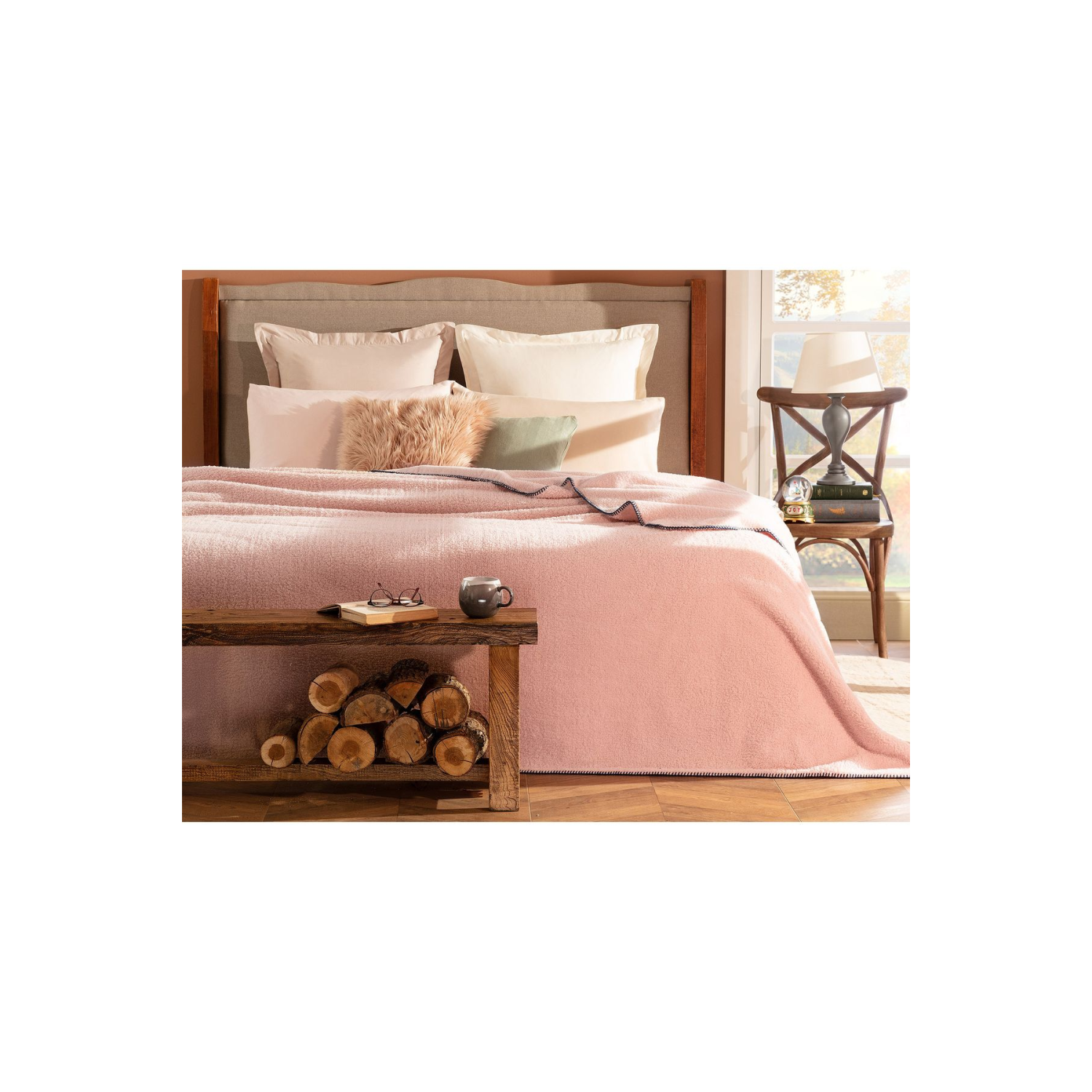 Claire Sherpa Düz Battaniye