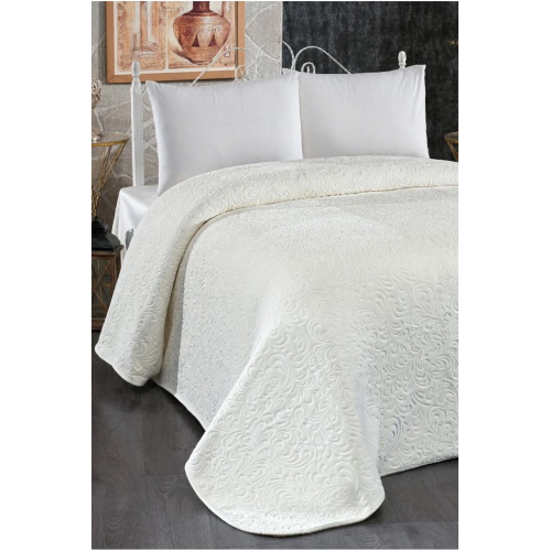 Emboss Battaniye, Çift Kişilik Battaniye, 220x240, Peluş Battaniye, Çeyizlik,