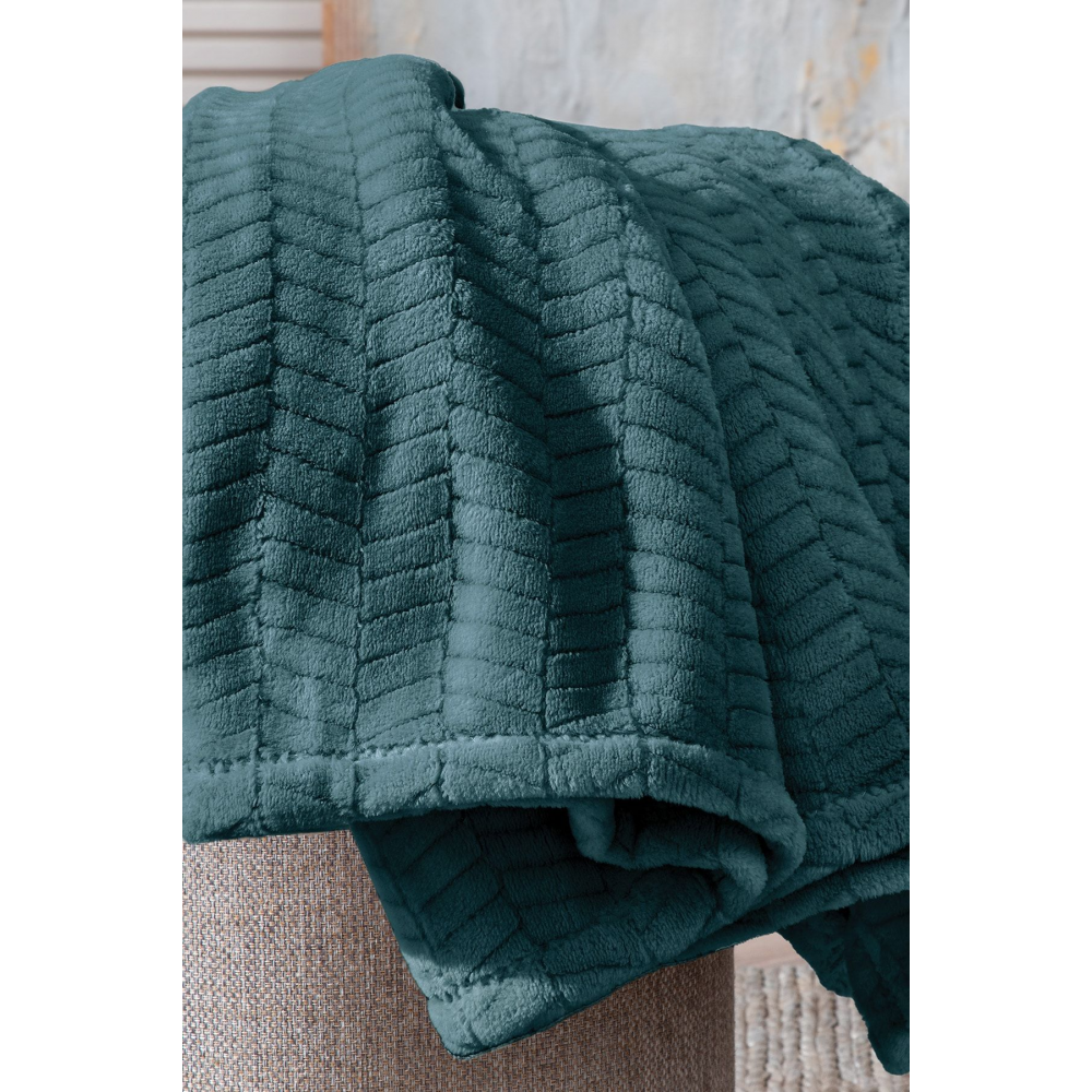 Joy Wellsoft Tv Battaniyesi 140x190 Cm - Petrol Yeşili