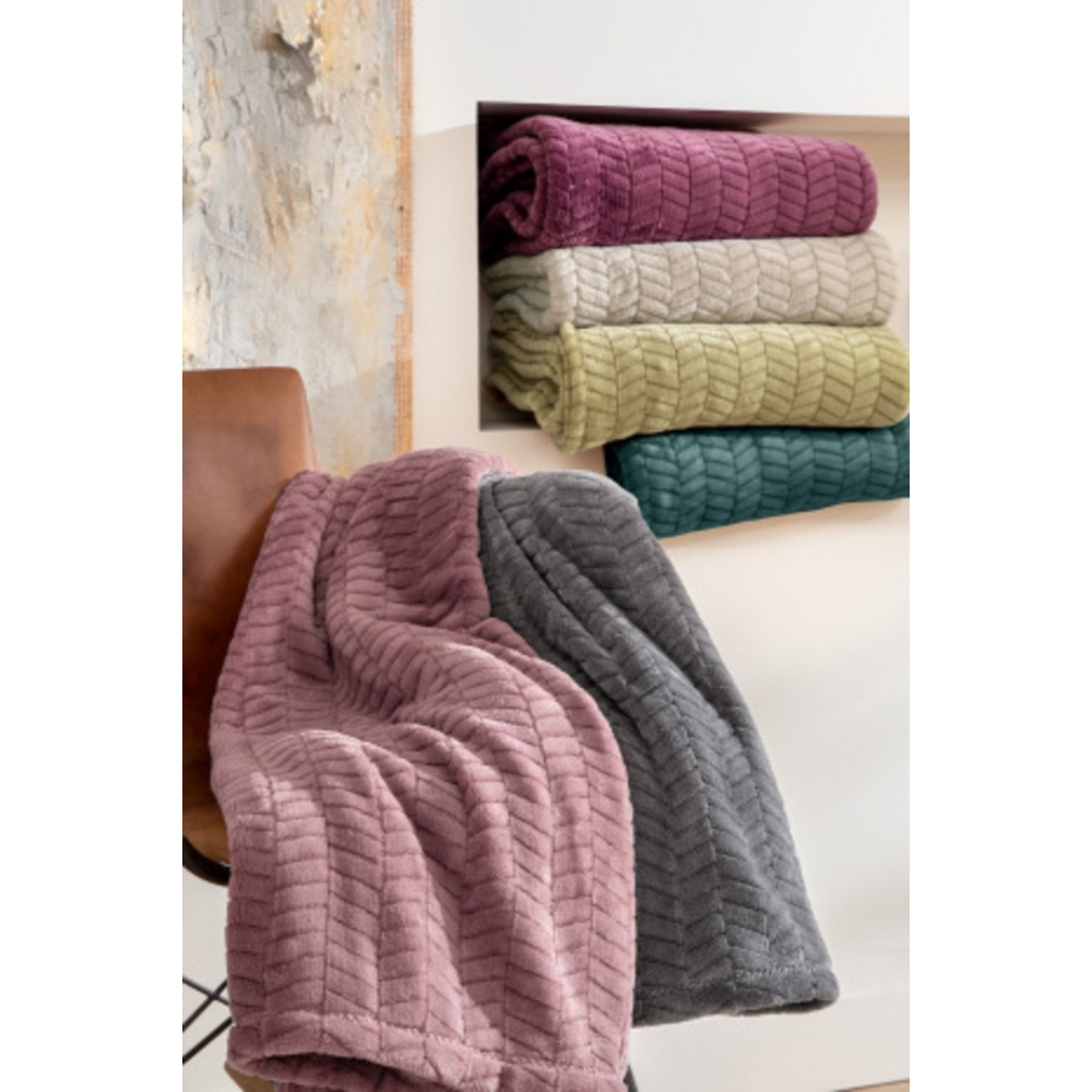 Joy Wellsoft Tv Battaniyesi 140x190 Cm - Vişne