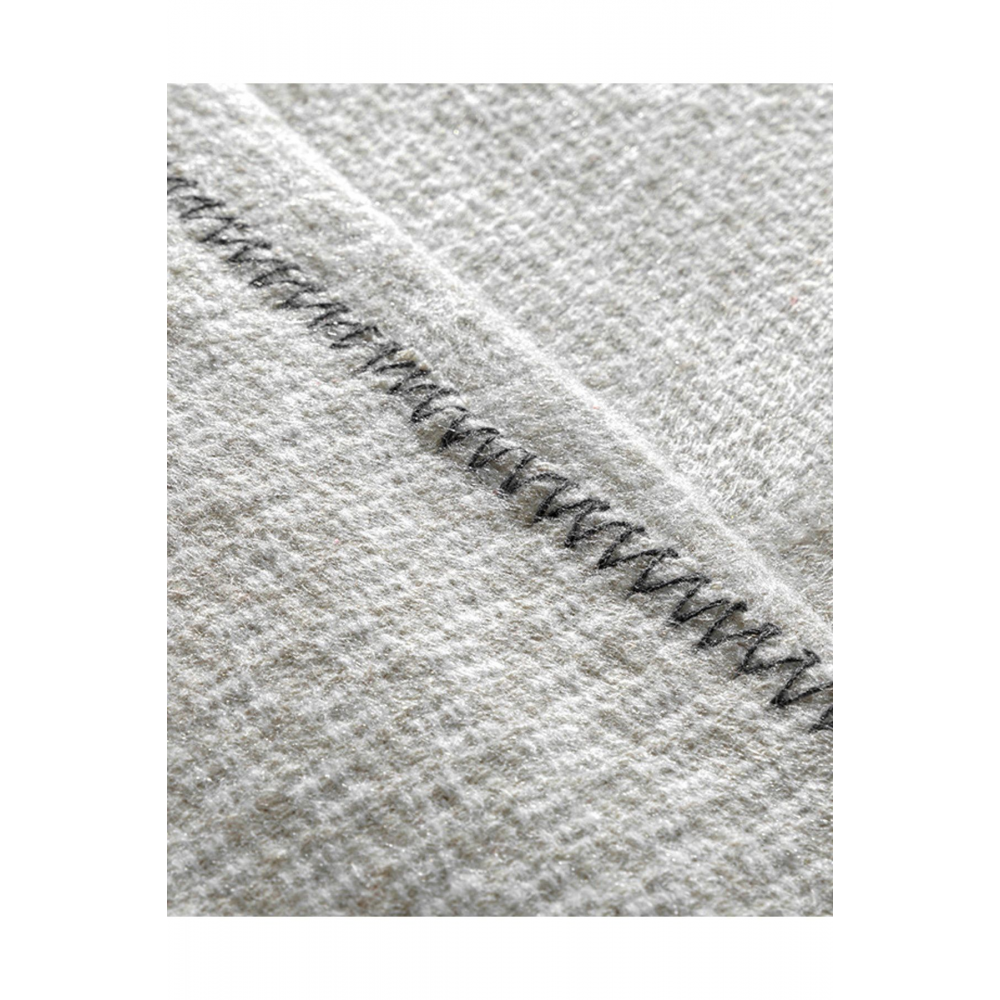 Triple Stripe Scotch Tek Kişilik Battaniye Kahverengi-antrasit