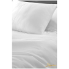 Battal Boy Lastikli Beyaz Otel Çarşaf Seti 57 Tel 180x200 Lastikli Çarşaf Açık Ölçüsü 240x260