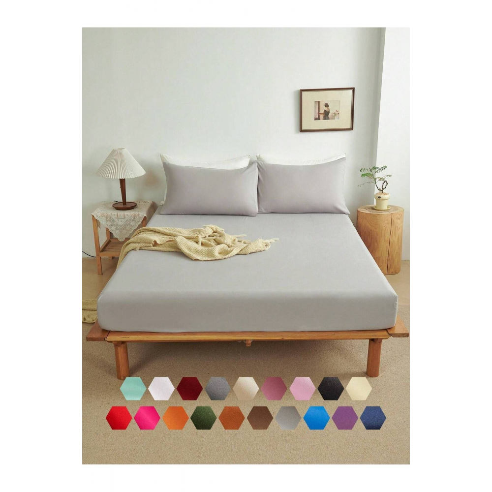 Lastikli Çarşaf Seti Çift Kişilik - Tek Kişilik Tüm Ebatlar 160*200 180*200 100*200 90*190