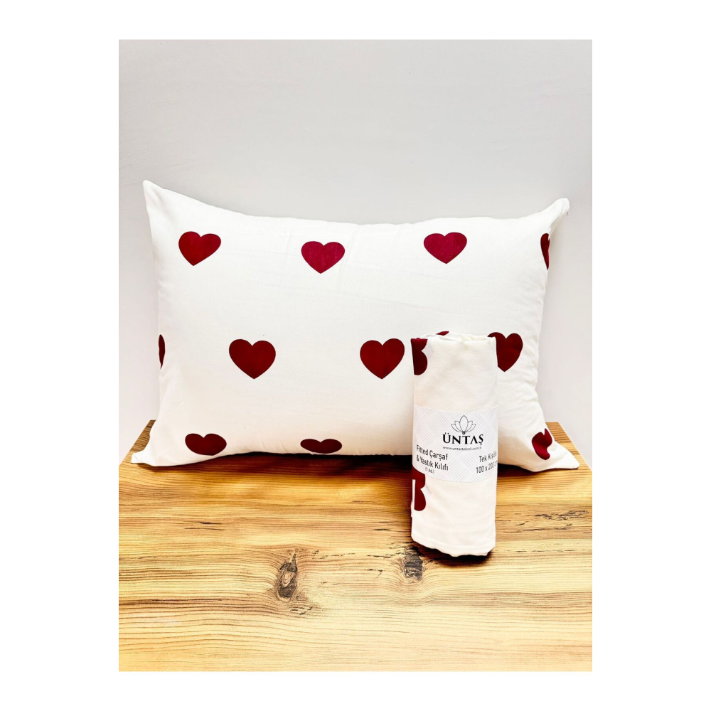 ÜNTAŞ SERENAT ÇİFT KİŞİLİK LASTİKLİ  ÇARŞAF VE 2 ADET YASTIK KILIFI