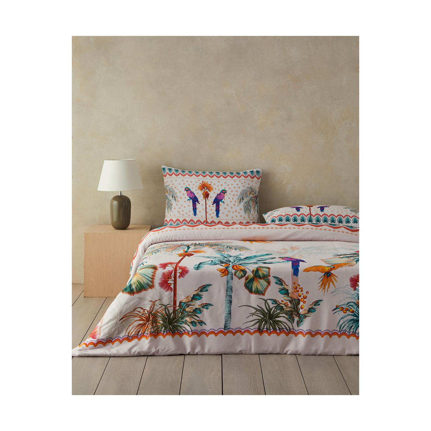 Tropic Sunset King Size Nevresim Seti Yeşil