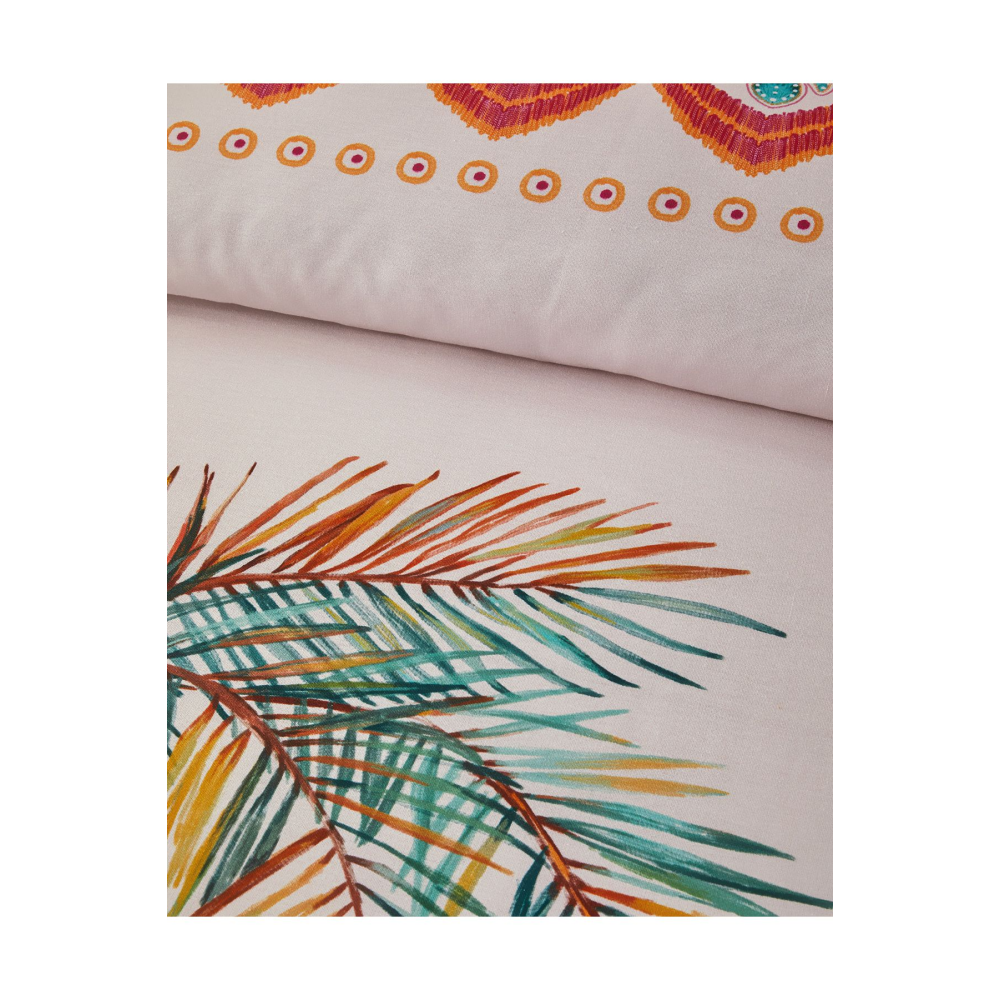 Tropic Sunset King Size Nevresim Seti Yeşil