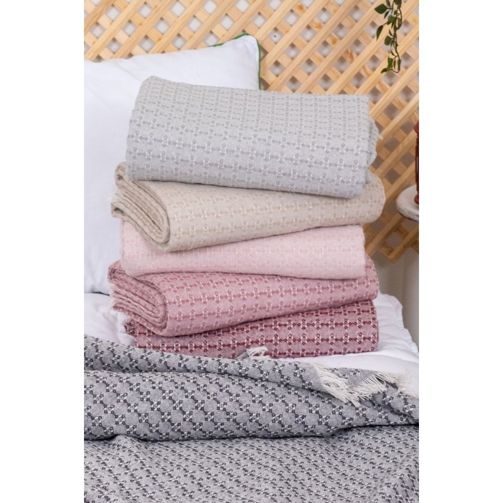 Store Leodikya Tek Kişilik Saçaklı Pike Ve Yatak Örtüsü