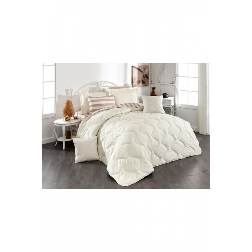 Stok-battal Boy Pamuklu Kalın Çizgili 8 Parça Uyku Seti