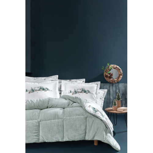 Kelsey Çift Kişilik Triola Uyku Seti - Yeşil