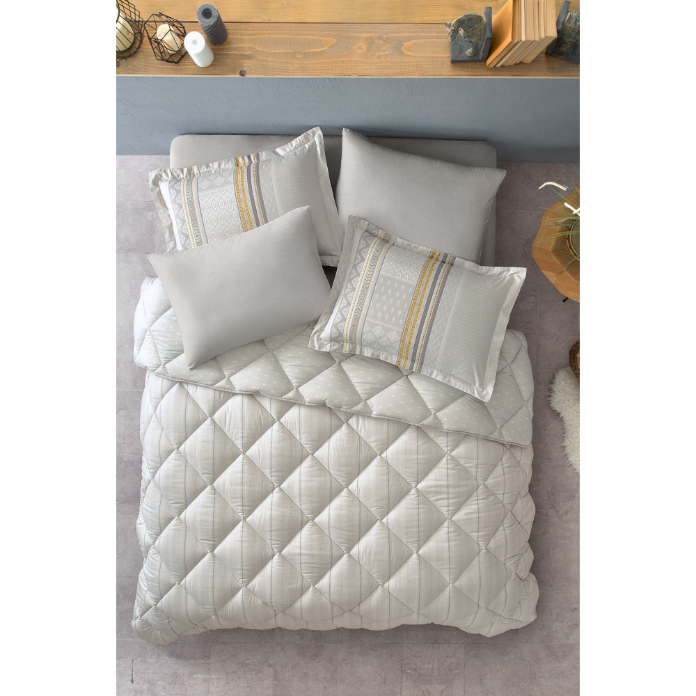 Pamena Çift Kişilik Uyku Seti - Gri