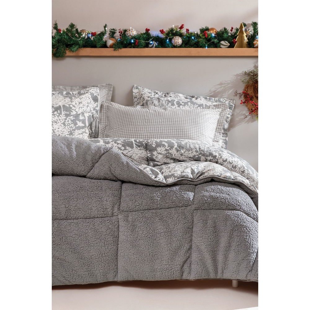 Pino Çift Kişilik Triola Uyku Seti - Gri