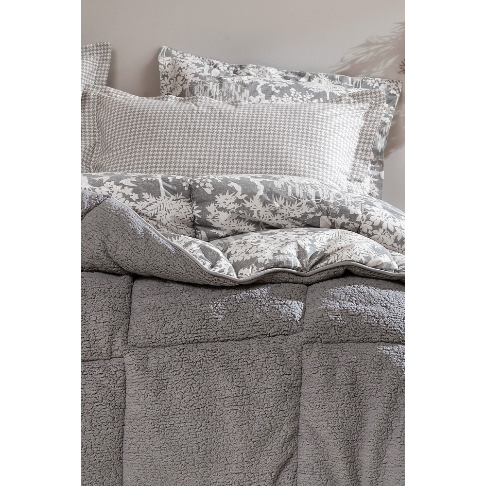 Pino Çift Kişilik Triola Uyku Seti - Gri