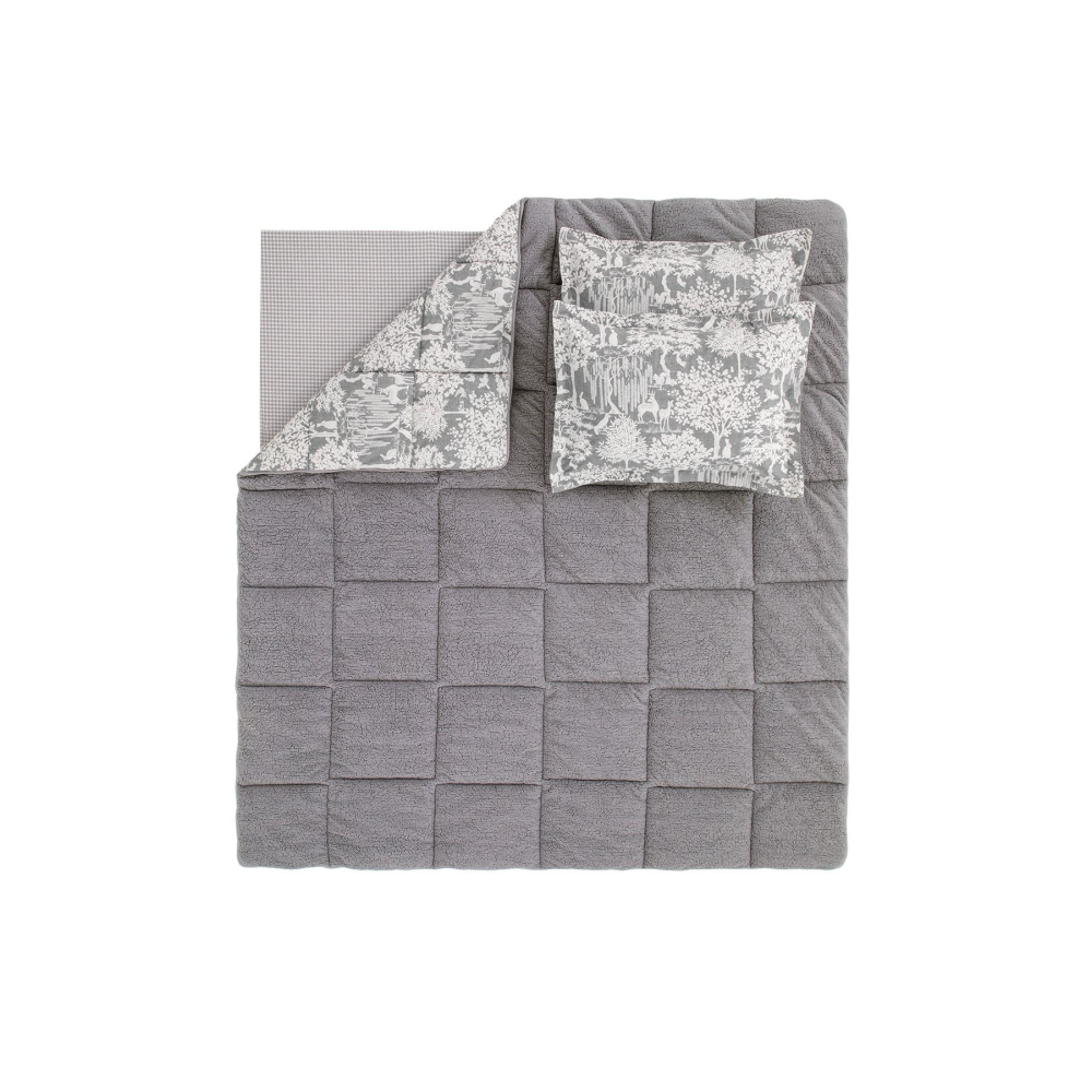 Pino Çift Kişilik Triola Uyku Seti - Gri