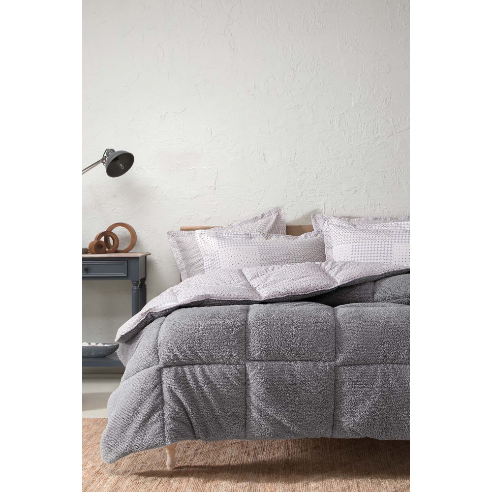 Marcia Triola Tek Kişilik Uyku Seti - Gri