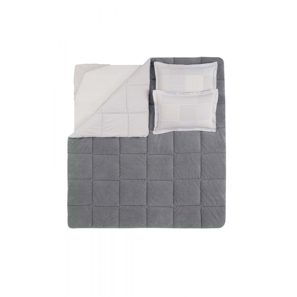 Marcia Triola Tek Kişilik Uyku Seti - Gri