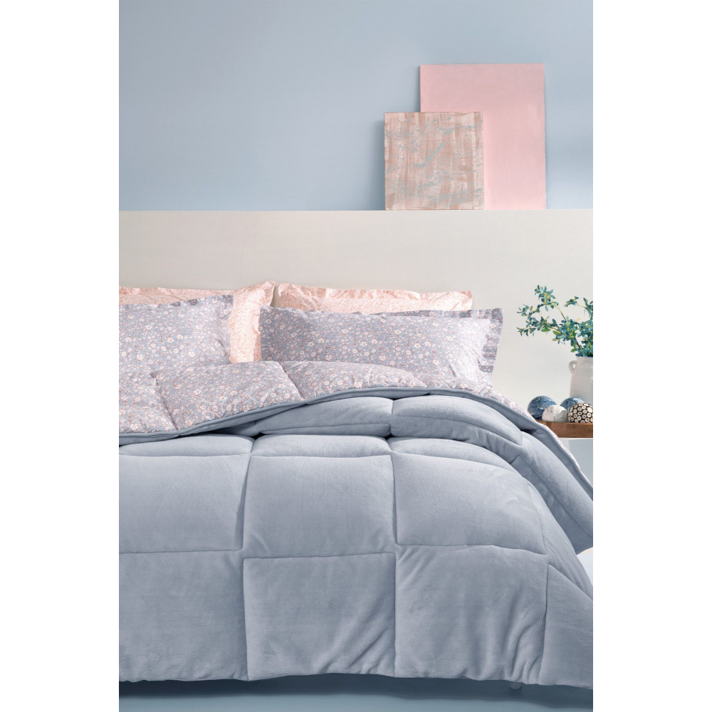 Piante Triola Tek Kişilik Uyku Seti - Mavi