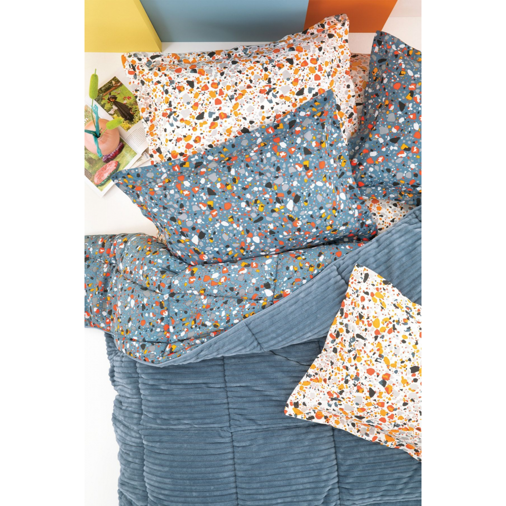 Terazzo Tek Kişilik Triola Uyku Seti - Indigo