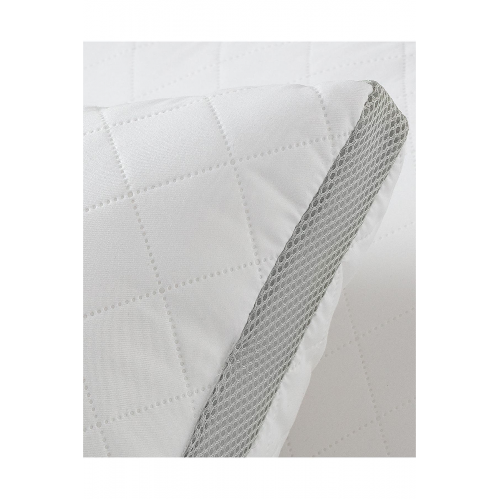 Klimalı Yastık - Beyaz/açık Gri - 50x70 Cm
