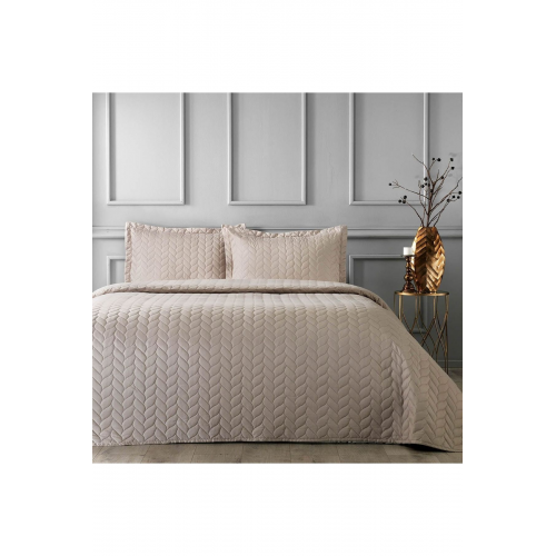 Glory Çift Kişilik Yatak Örtüsü Camel 000001500188415011