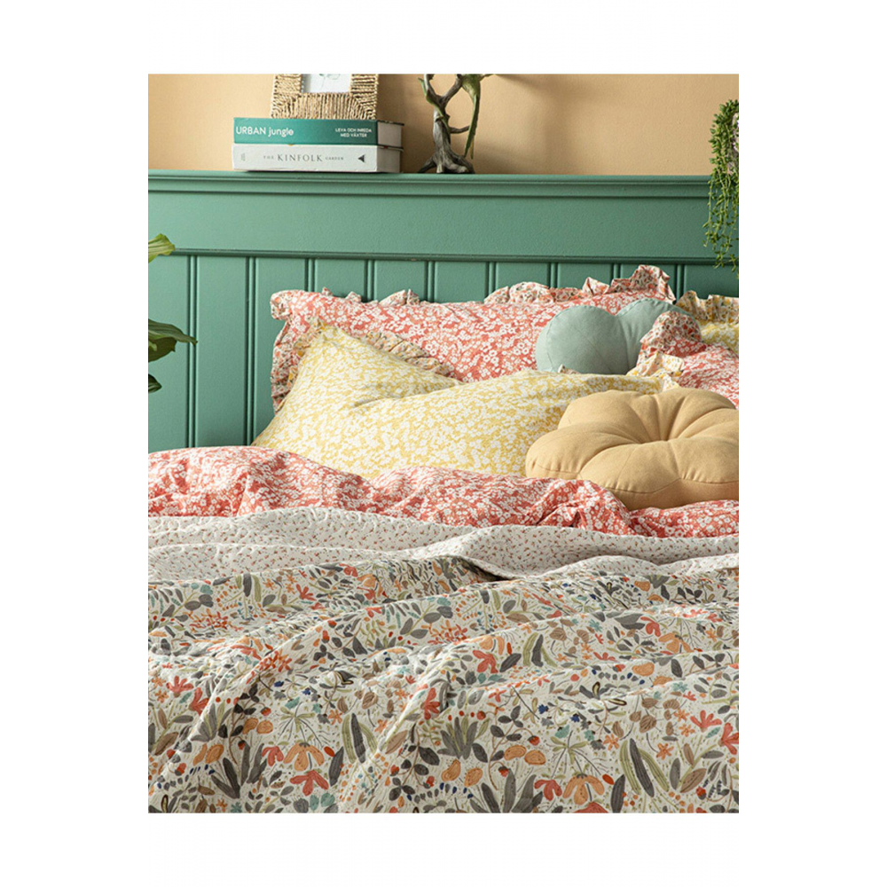 Wild Forest Çift Kişilik Çok Amaçlı Örtü Pembe