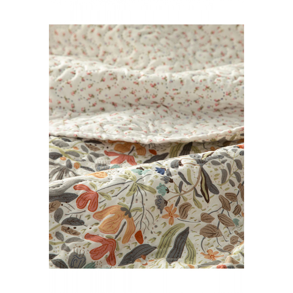 Wild Forest Çift Kişilik Çok Amaçlı Örtü Pembe