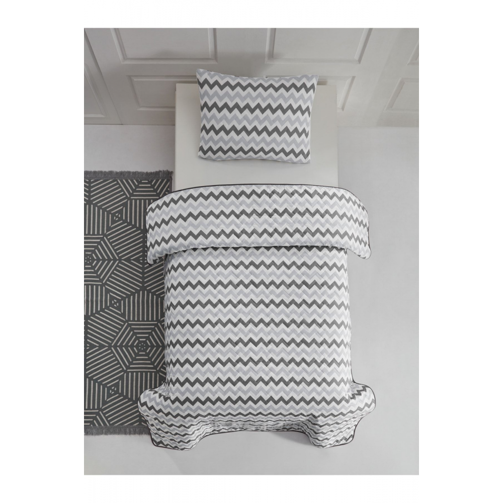 Tek Kişilik Kapitone Yatak Örtüsü Seti