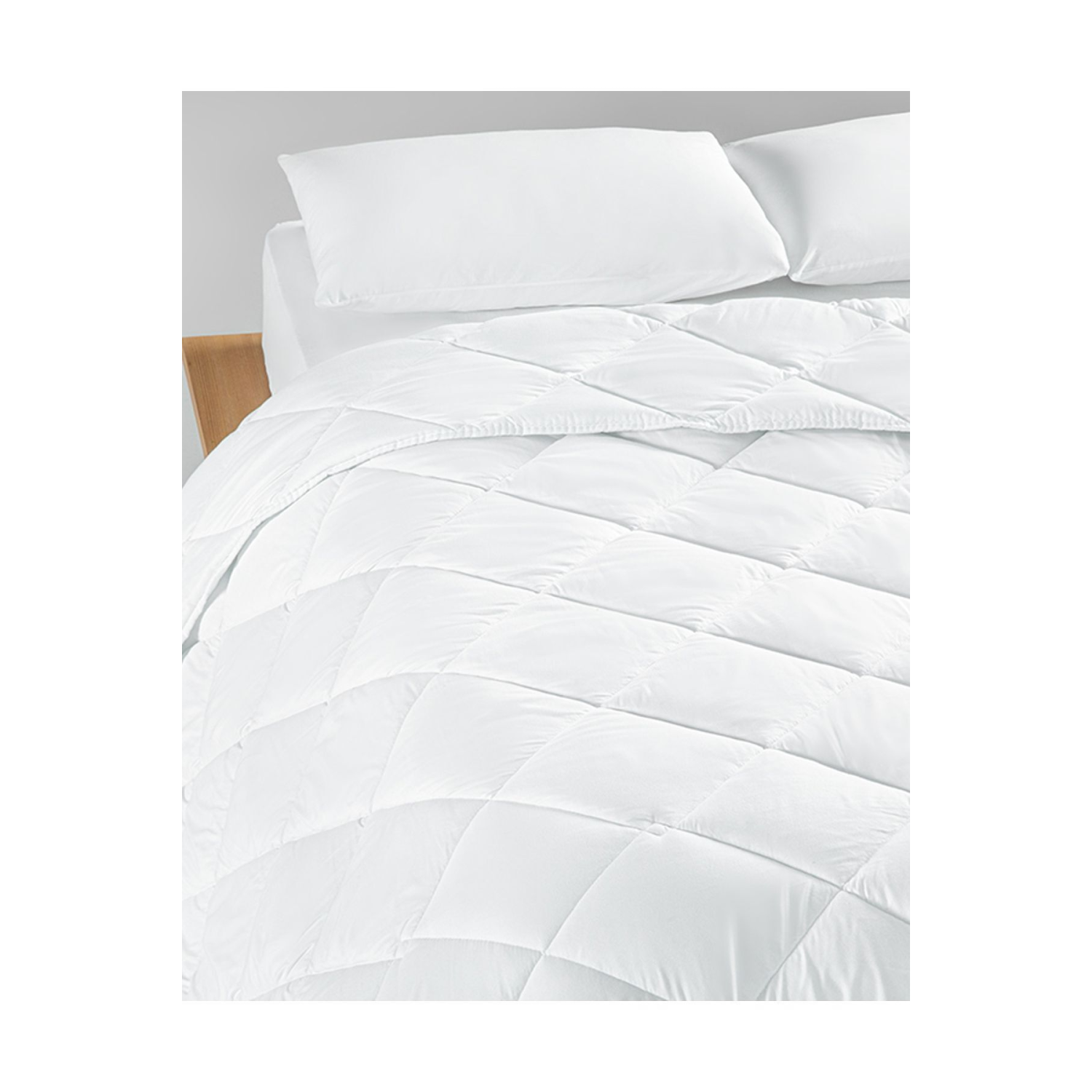 Siesta Mikrofiber Çift Kişilik Yorgan Beyaz