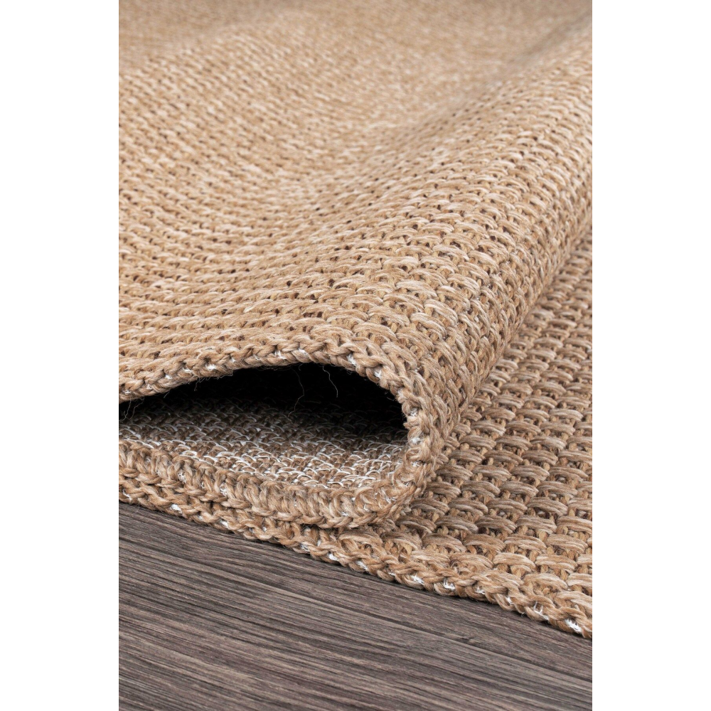 Rusticana 3101 Naturel Jüt Halı Modern Örme Kilim
