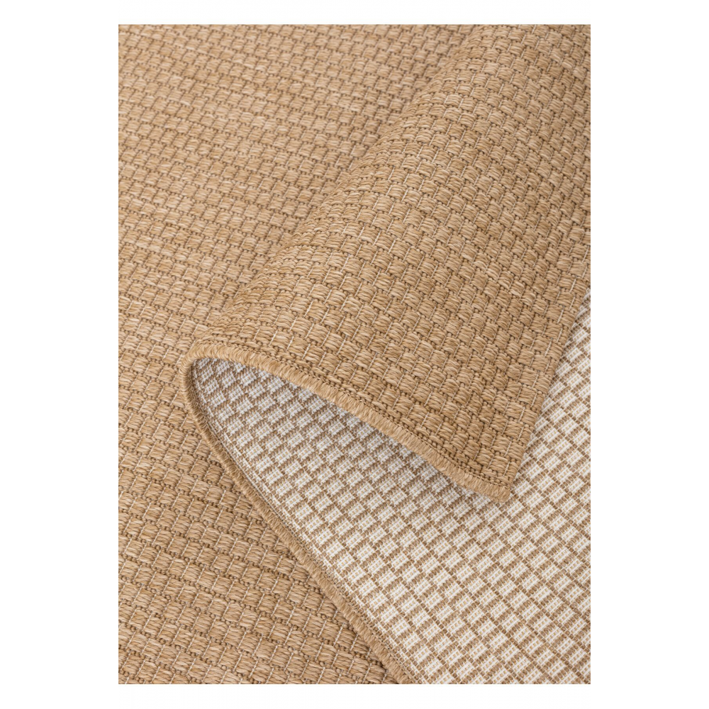 Sisal Jut Hasır Model Tek Renk Dokuma Yıkanabilir Toz Vermez Halı Kahve