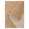 Sisal Jut Hasır Model Tek Renk Dokuma Yıkanabilir Toz Vermez Halı Kahve