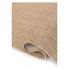 Sisal Jut Hasır Model Tek Renk Dokuma Yıkanabilir Toz Vermez Halı Kahve