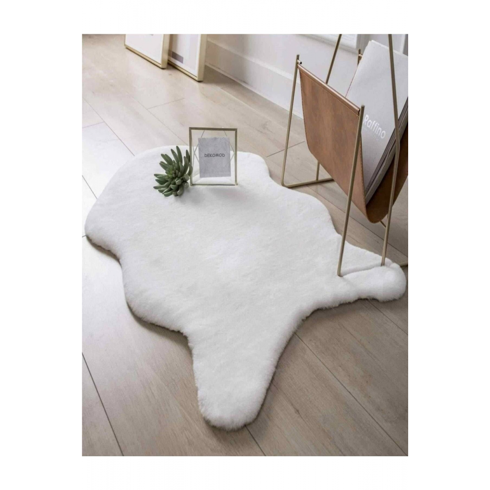 Peluş Post Halı. Dekoratif Post Görünümlü Peluş Halı
