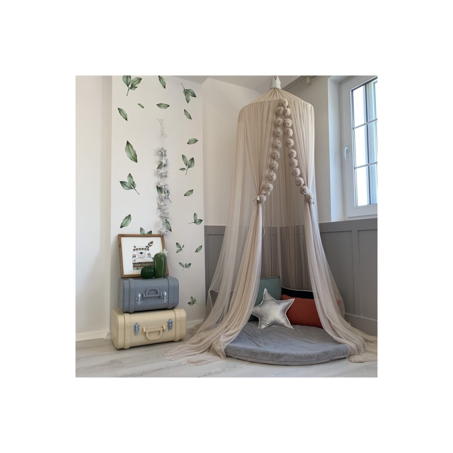 Cibinlik Tül Beige (TAŞ) Basic