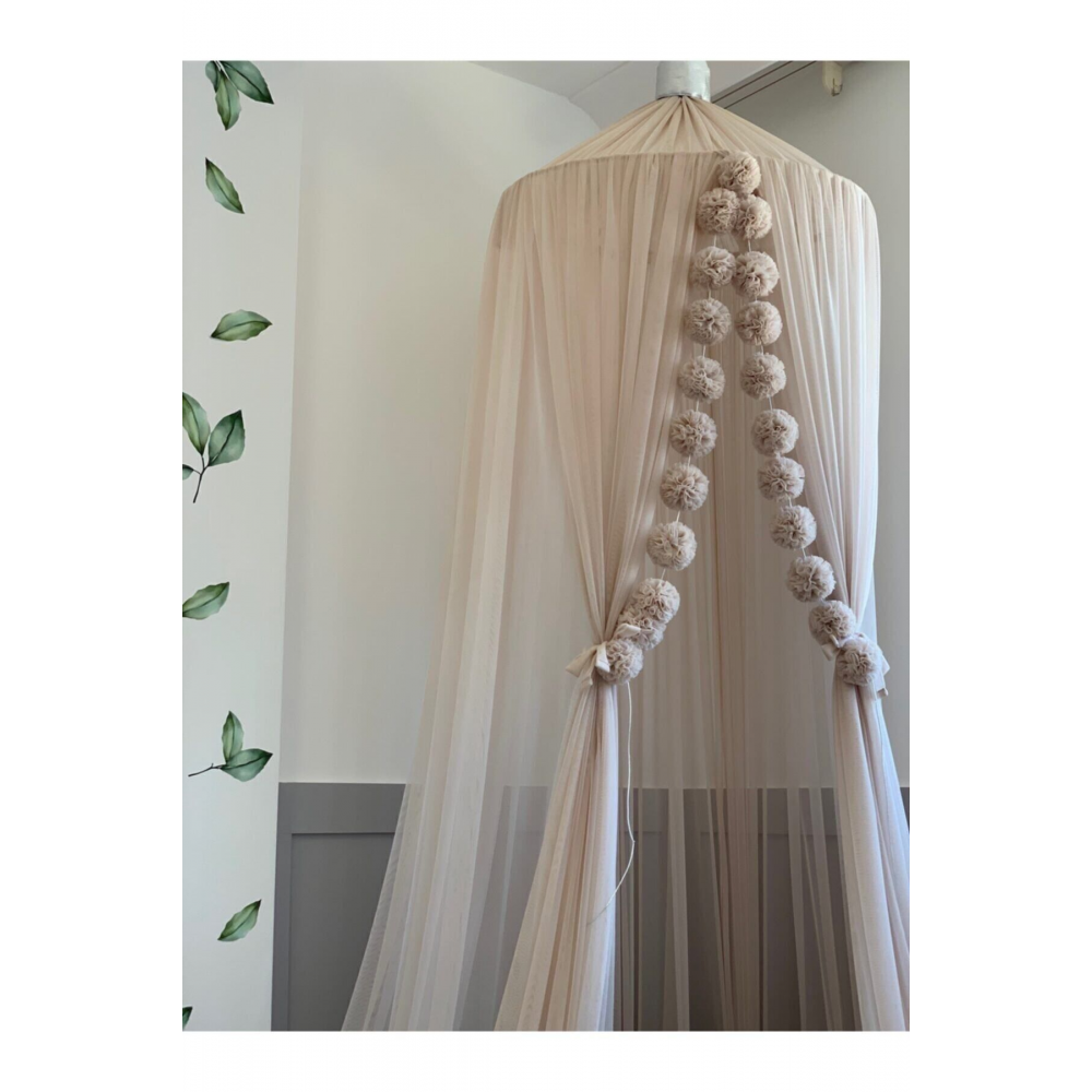 Cibinlik Tül Beige (TAŞ) Basic