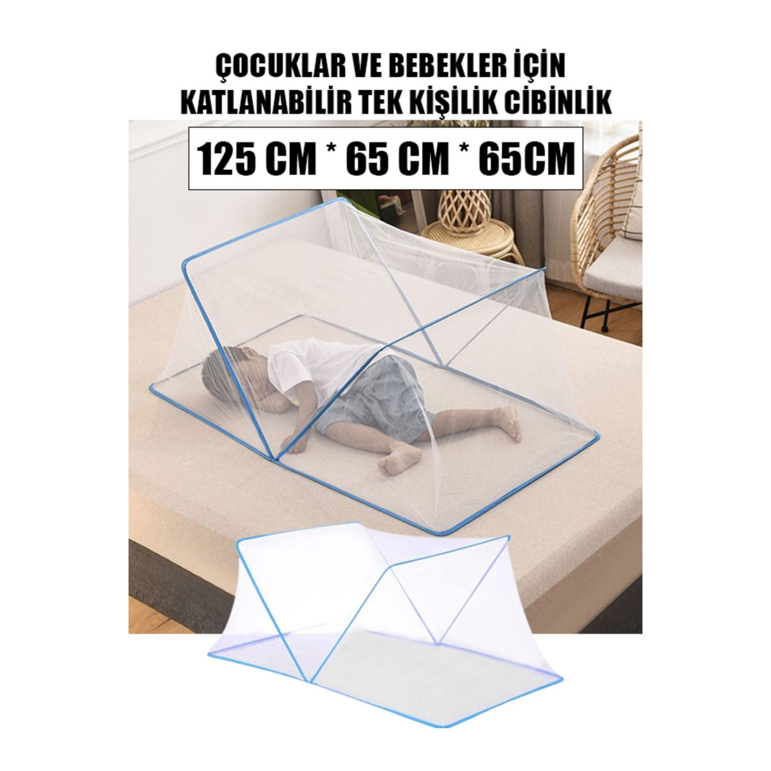 KATLANABİLİR ÇOCUK VE BEBEK CİBİNLİĞİ