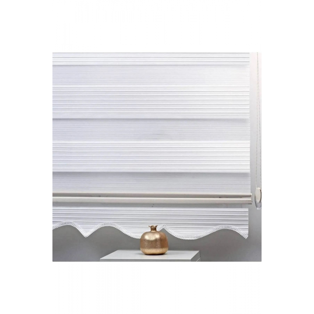 Pliseli Stor Zebra Perde Etek Dilimli