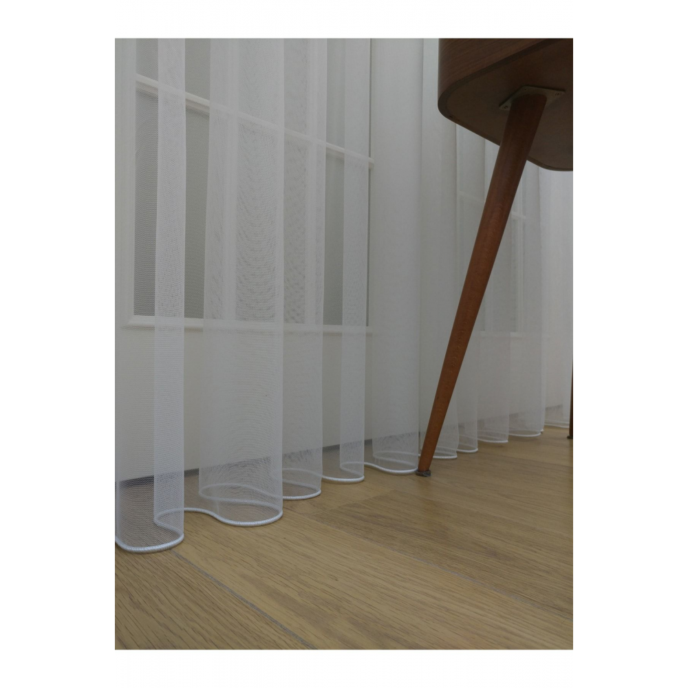 Grek Tül Perde - Petek Zemin, 300x260cm, 1/2 Seyrek Pile, Esse16444