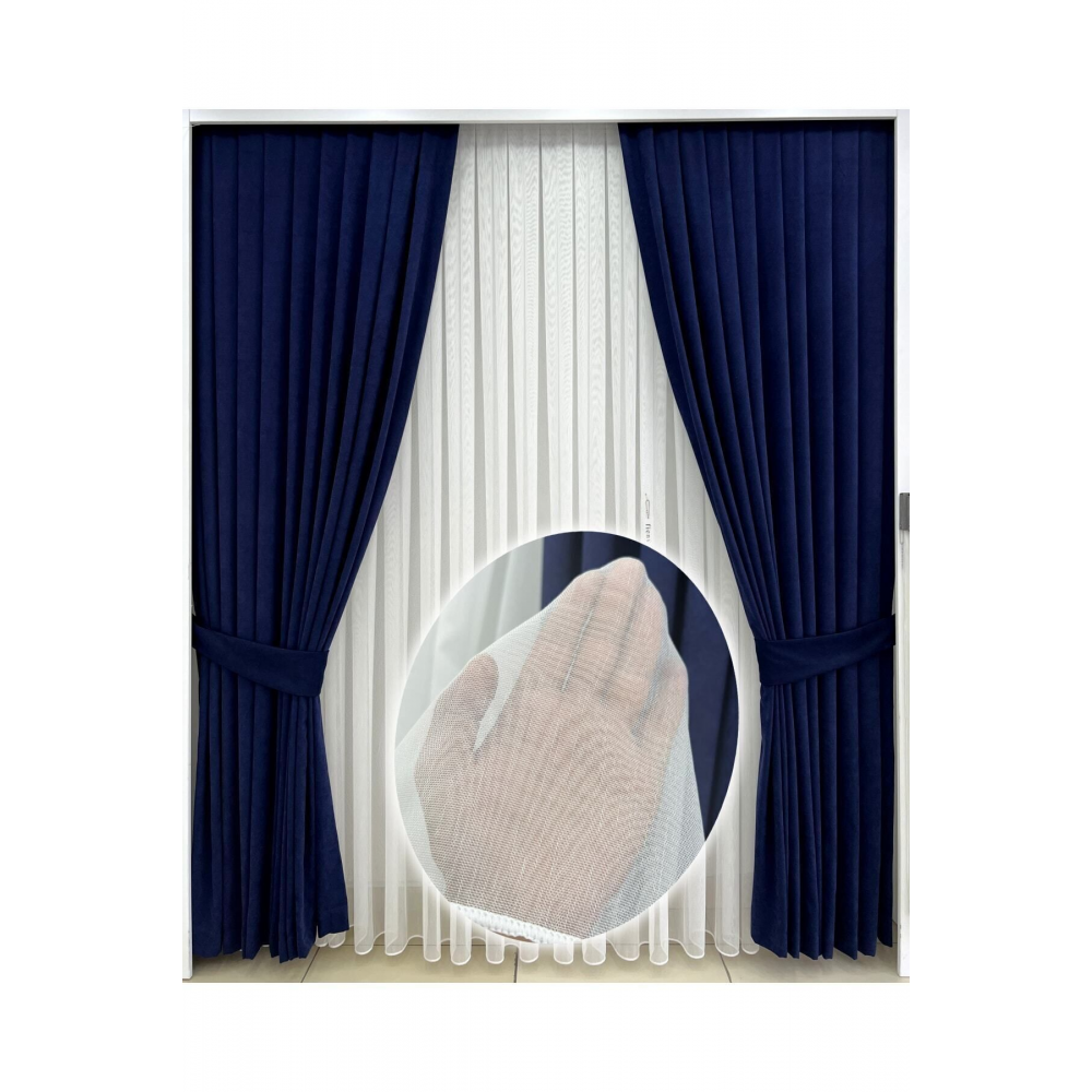 Ttimms Bambu 1/3 Kat Sık Pileli Her Odaya Uygun Ütüistemez Tül Perde En Çok Satılan Perde