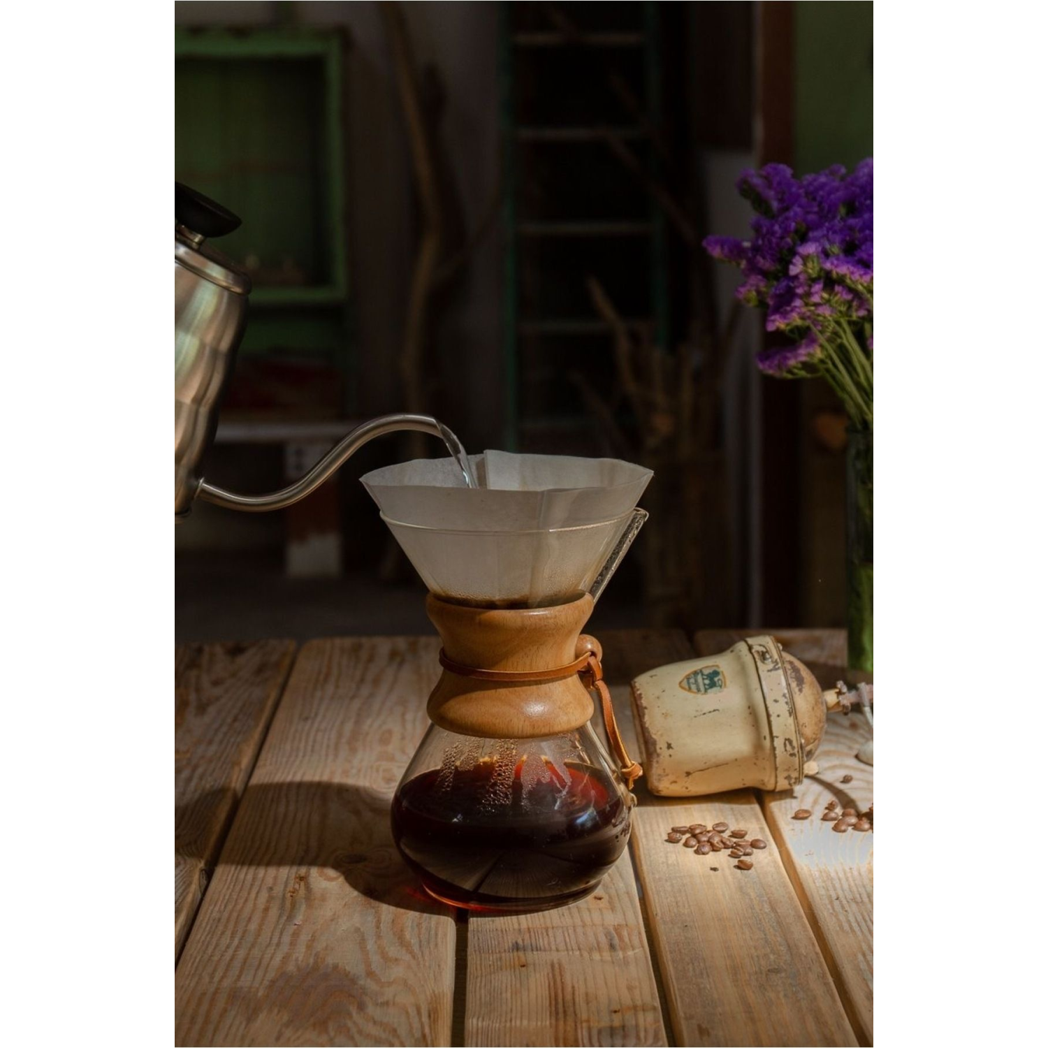 Chemex 6 Kişilik Filtre Kahve Demleme Ekipmanı 800 Ml