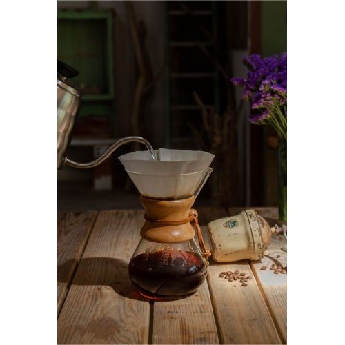 Chemex 6 Kişilik Filtre Kahve Demleme Ekipmanı 800 Ml
