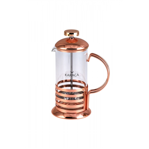 Coffee Bean Borosilikat Cam French Press Bronze Linear 350 Ml