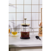 Karaca Coffee Bean Kaşık Hediyeli Borosilikat Cam French Press Gold 800 ml